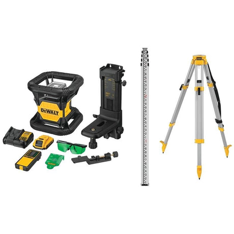 DEWALT DW079LGK 20V MAX* Green Tough Rotary Laser Kit - Mississauga Hardware Centre IncDEWALTDW079LGK