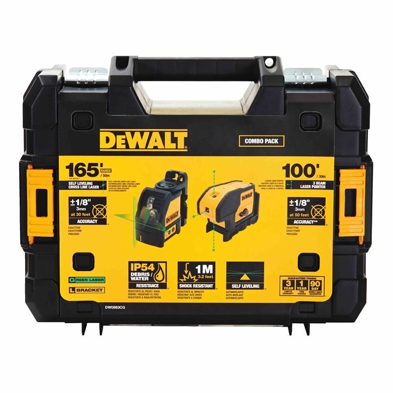 DEWALT DW0883CG GREEN LINE SPOT LASER COMBO KIT - Mississauga Hardware Centre IncDEWALTDW0883CG
