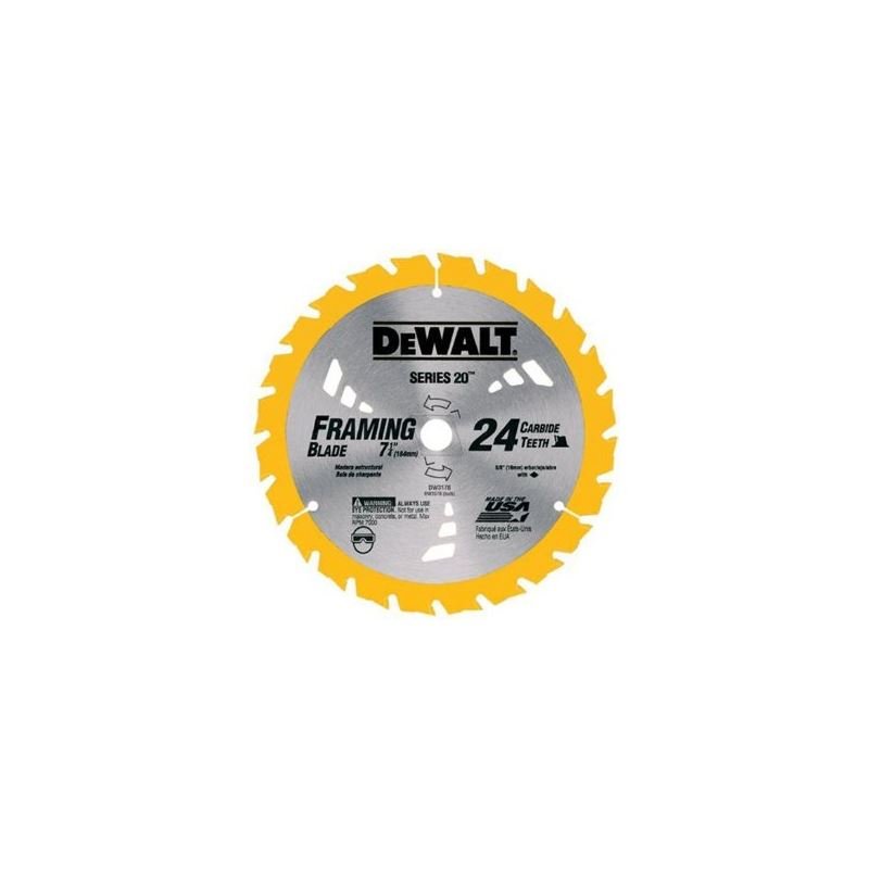 DEWALT | DW3578B10 7 - 1/4" 24T Framing Carbide Thin Kerf Circular Saw Blade - Mississauga Hardware Centre IncDEWALTDW3578B10