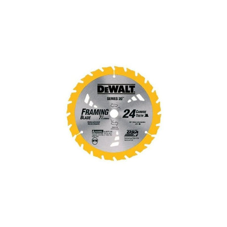 DEWALT | DW3578B10 7 - 1/4" 24T Framing Carbide Thin Kerf Circular Saw Blade - Mississauga Hardware Centre IncDEWALTDW3578B10