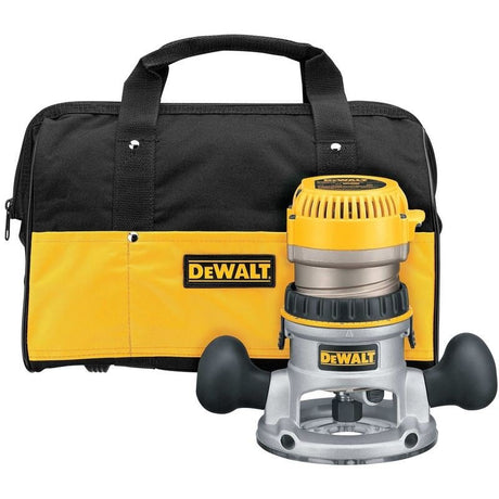 DEWALT DW618K 2 - 1/4 HP (maximum motor HP) EVS Fixed Base Router Kit with Soft Start - Mississauga Hardware Centre IncDEWALTDW618K