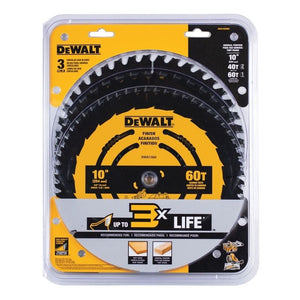 DEWALT DWA110CMB3 3 - Pack 10in General Purpose Blades - Mississauga Hardware Centre IncDEWALTDWA110CMB3
