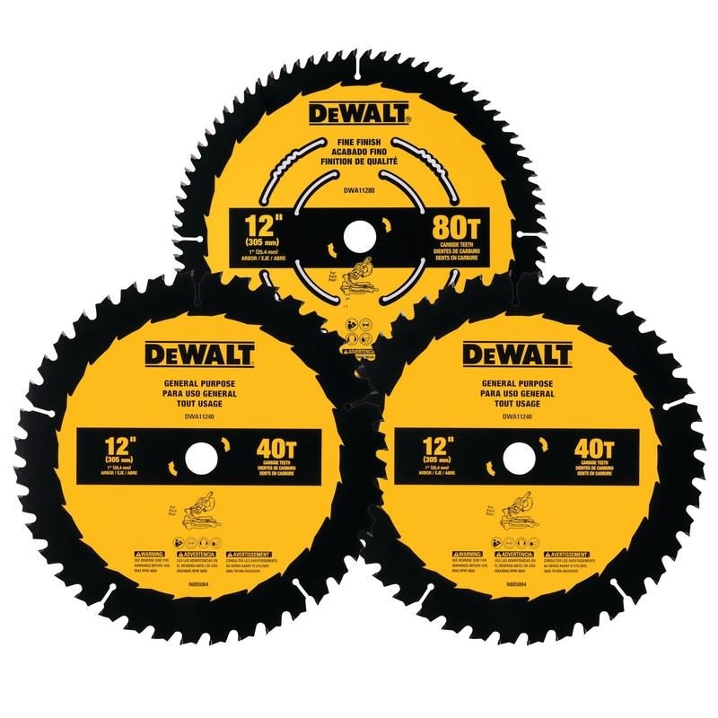 DEWALT DWA112CMB3 3 - Pack 12in General Purpose Blades - Mississauga Hardware Centre IncDEWALTDWA112CMB3