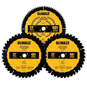 DEWALT DWA112CMB3 3 - Pack 12in General Purpose Blades - Mississauga Hardware Centre IncDEWALTDWA112CMB3
