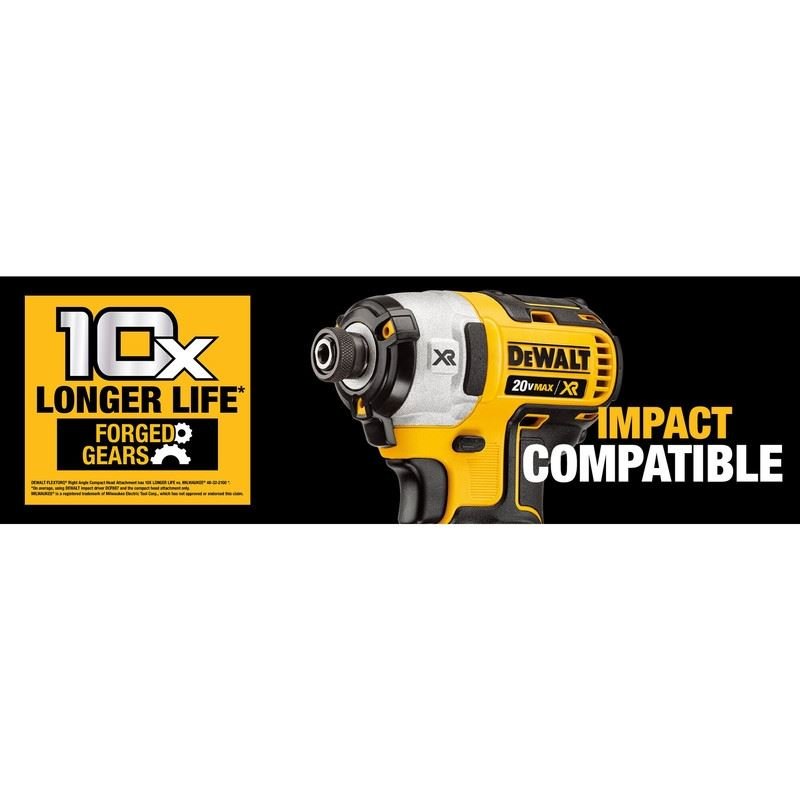 DEWALT DWAMRA38FT FLEXTORQ 3/8in Square Drive Modular Right Angle Attachment - Mississauga Hardware Centre IncDEWALTDWAMRA38FT