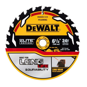 DEWALT DWAW61224 6 - 1/2in 24T ELITE SERIES Circular Saw Blade - Mississauga Hardware Centre IncDEWALTDWAW61224