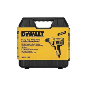 DEWALT | DWD115K 3/8" (10 mm) VSR Mid - Handle Drill Kit with Keyless Chuck - Mississauga Hardware Centre IncDEWALTDWD115K