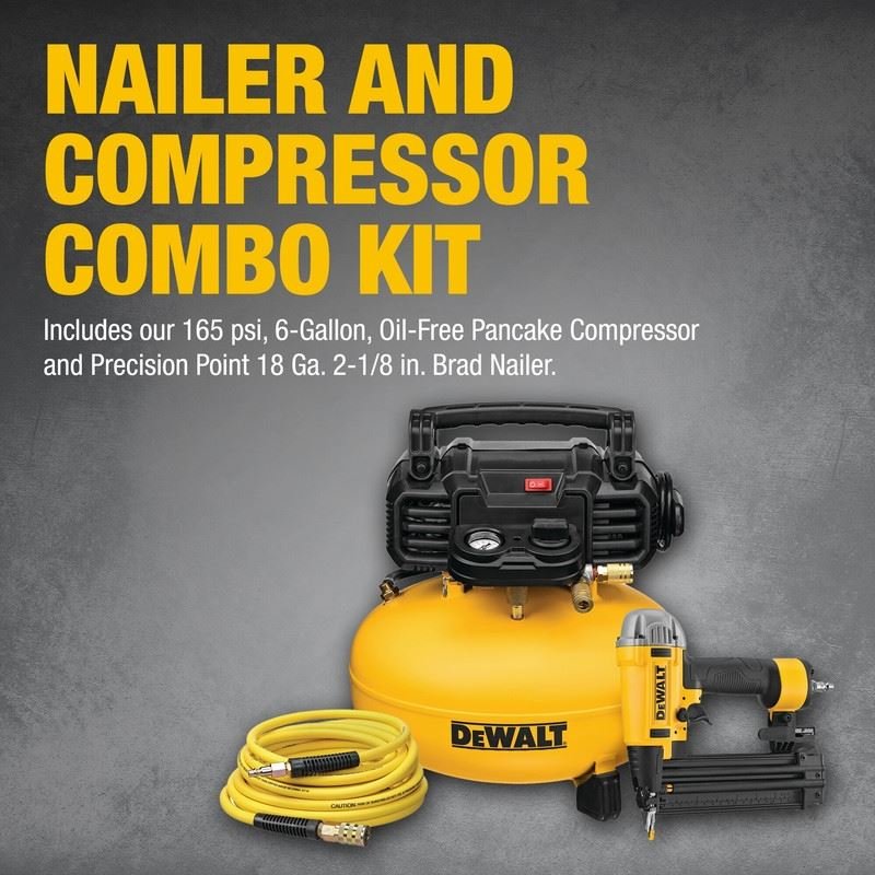 DEWALT DWFP1KIT Nailer and Compressor Combo Kit - Mississauga Hardware Centre IncDEWALTDWFP1KIT