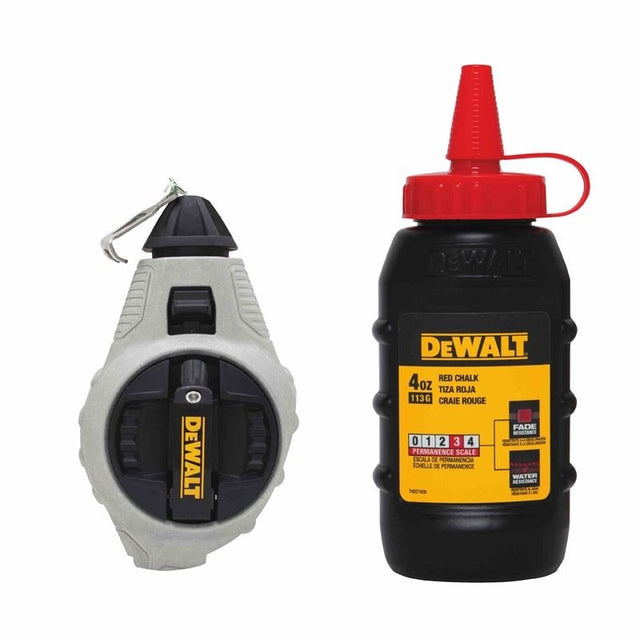 DEWALT DWHT47376L 6:1 Chalk Reel with Red Chalk - Mississauga Hardware Centre IncDEWALTDWHT47376L
