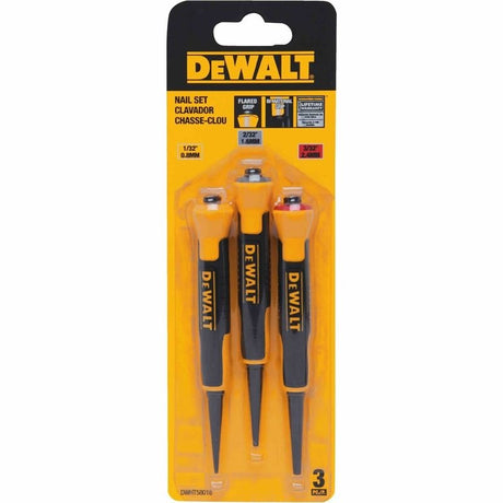 DEWALT DWHT58018 1/32", 2/32", 3/32" Bi - Material Nail Sets - Mississauga Hardware Centre IncDEWALTDWHT58018