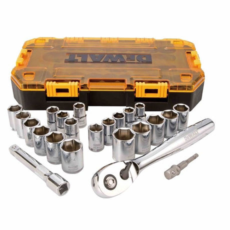 DEWALT DWMT73813 23 pc 1/2 in Drive Combination Socket Set - Mississauga Hardware Centre IncDEWALTDWMT73813
