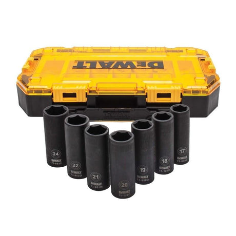 DEWALT DWMT74737 7 Pc. 1/2 in. Drive Deep Impact Metric Socket Set - Mississauga Hardware Centre IncDEWALTDWMT74737