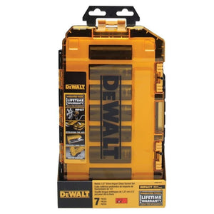 DEWALT DWMT74737 7 Pc. 1/2 in. Drive Deep Impact Metric Socket Set - Mississauga Hardware Centre IncDEWALTDWMT74737