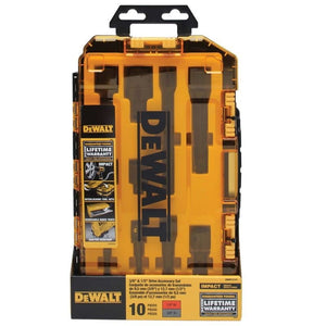 DEWALT DWMT74741 10pc 3/8 in and 1/2 in Drive Impact Socket Accessory Set - Mississauga Hardware Centre IncDEWALTDWMT74741