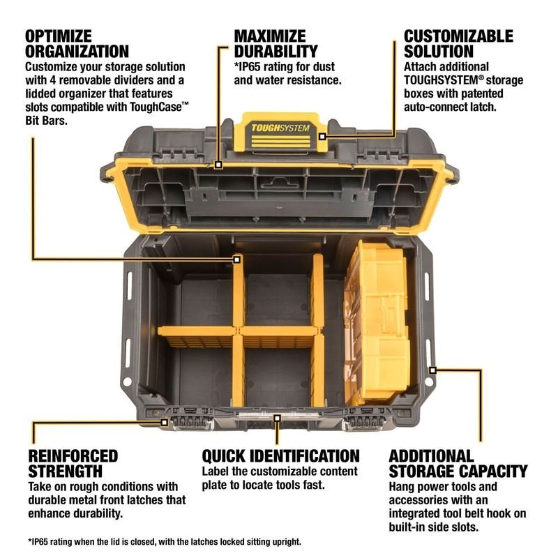 DEWALT DWST08035 TOUGHSYSTEM 2.0 Deep Compact Toolbox - Mississauga Hardware Centre IncDEWALTDWST08035
