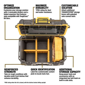 DEWALT DWST08035 TOUGHSYSTEM 2.0 Deep Compact Toolbox - Mississauga Hardware Centre IncDEWALTDWST08035