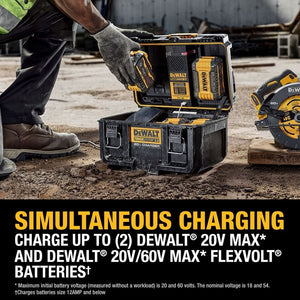 DEWALT DWST08050 TOUGHSYSTEM 2.0 20V Dual Port Charger - Mississauga Hardware Centre IncDEWALTDWST08050
