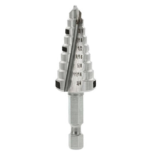 Diablo 3/8 in. â€‘ 3/4 in. 9 Step Impact Step Drill Bit - Mississauga Hardware Centre Inc