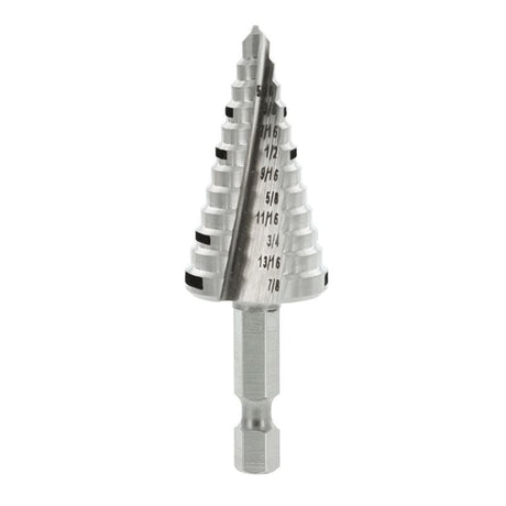 Diablo 3/8 in. â€‘ 7/8 in. 12 Step Impact Step Drill Bit - Mississauga Hardware Centre Inc