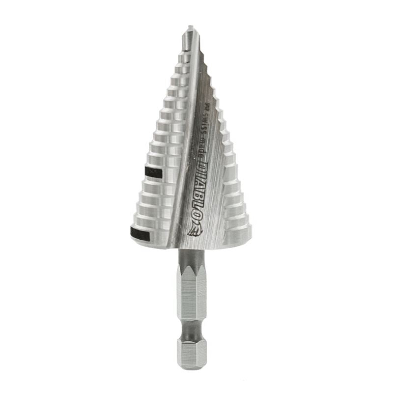 Diablo 7/8 in. â€‘ 1â€‘1/8 in. 17 Step Impact Step Drill Bit - Mississauga Hardware Centre Inc