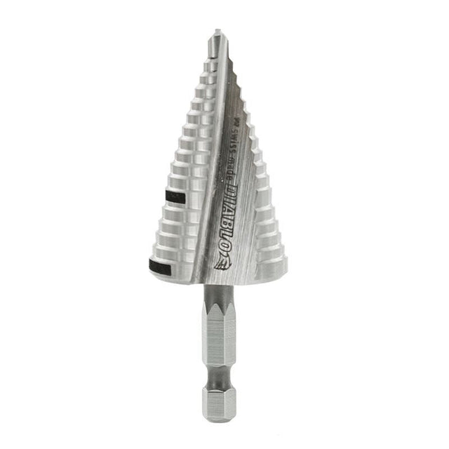Diablo 7/8 in. â€‘ 1â€‘1/8 in. 17 Step Impact Step Drill Bit - Mississauga Hardware Centre Inc