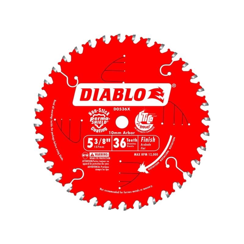 Diablo D0536X 5 - 3/8 in. x 36 Tooth Trim Saw Blade - Mississauga Hardware Centre IncDiabloD0536X
