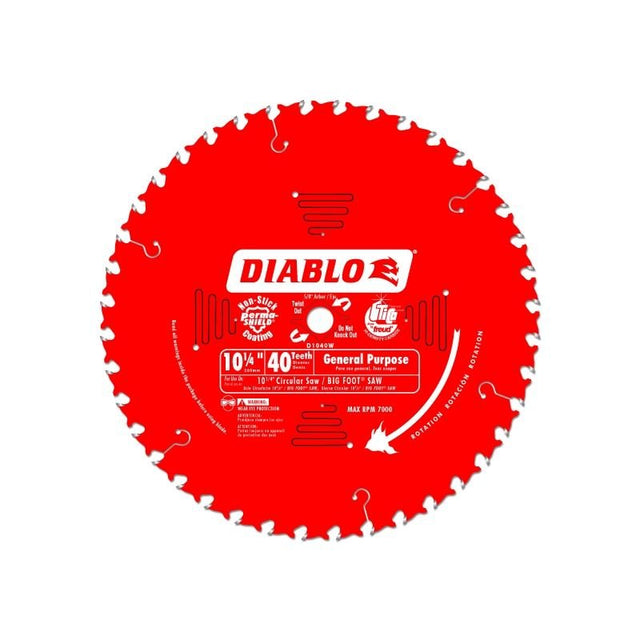 Diablo D1040W 10 - 1/4 in. x 40 Tooth General Purpose Beam Saw Blade - Mississauga Hardware Centre IncFreudD1040W
