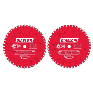 Diablo D124444VP 12in x 44T General Purpose Blade (2 - Pack) - Mississauga Hardware Centre Inc