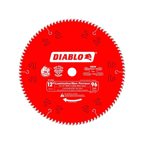 Diablo D1296L 12 in. x 96 Tooth Laminate/ Melamine/ Laminate Flooring Saw Blade - Mississauga Hardware Centre IncDIABLOD1296L