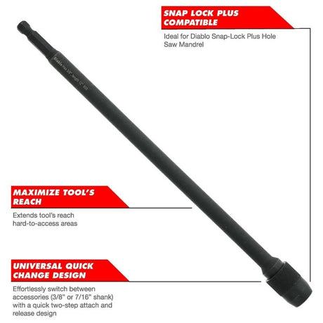 DIABLO DHS500XT12 12 in. x 7/16 in. Universal Extension - Mississauga Hardware Centre Inc