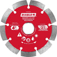 Diablo DMADS0400 4 in. Diamond Segmented Cut - Off Discs for Masonry - Mississauga Hardware Centre Inc