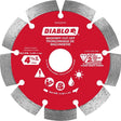 Diablo DMADS0450 4 - 1/2 in. Diamond Segmented Cut - Off Discs for Masonry - Mississauga Hardware Centre Inc