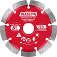 Diablo DMADS0500 5 in. Diamond Segmented Cut - Off Discs for Masonry - Mississauga Hardware Centre Inc
