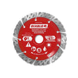 Diablo DMADST0900 9 in. Diamond Segmented Turbo Cut - Off Discs for Masonry - Mississauga Hardware Centre Inc
