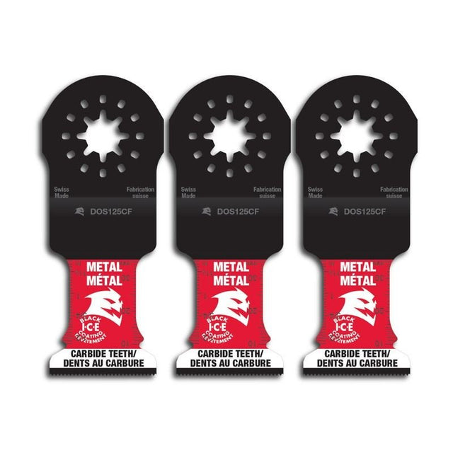 Diablo DOS125CF3 1 - 1/4 in. Starlock Carbide Oscillating Blades for Metal (3 - Pack) - Mississauga Hardware Centre Inc