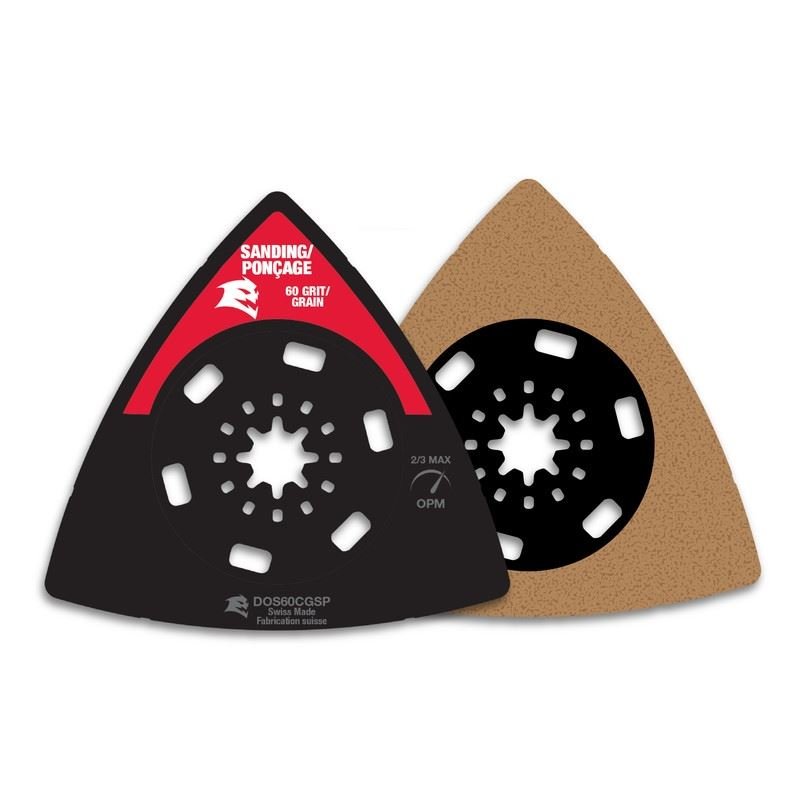Diablo DOS60CGSP 3 - 1/2 in. 60 - Grit Starlock Carbide Grit Oscillating Sanding Plate - Mississauga Hardware Centre Inc
