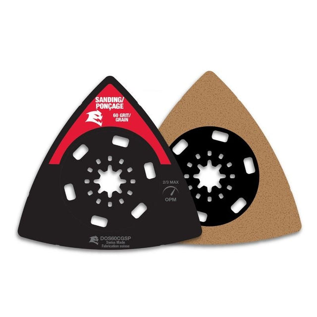 Diablo DOS60CGSP 3 - 1/2 in. 60 - Grit Starlock Carbide Grit Oscillating Sanding Plate - Mississauga Hardware Centre Inc