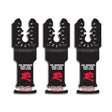 Diablo DOU125BW3 1 - 1/4 in. Universal Fit Bi - Metal Oscillating Blades for Nail - Embedded Wood (3 - Pack) - Mississauga Hardware Centre Inc