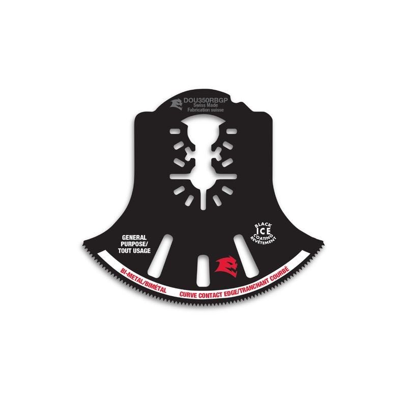 Diablo DOU350RBGP 3 - 1/2 in. Universal Fit Bi - Metal Oscillating Blade for General Purpose Cuts - Mississauga Hardware Centre Inc