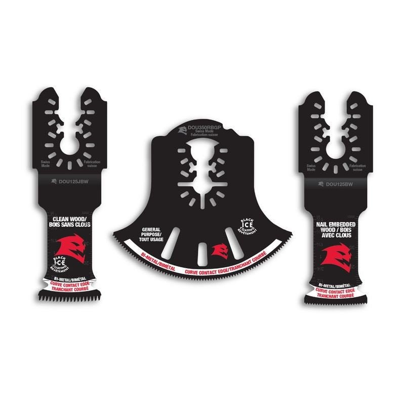 Diablo DOU3BS 3 pc Universal Fit Bi - Metal Oscillating Blade Set (3 - Piece) - Mississauga Hardware Centre Inc