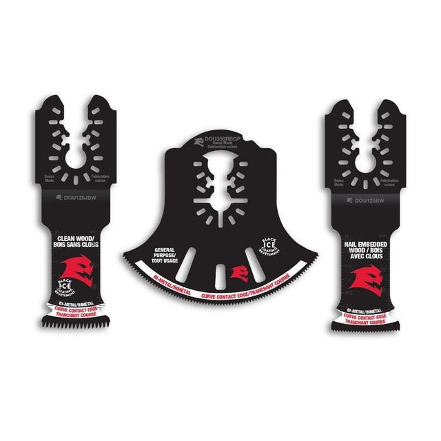 Diablo DOU3BS 3 pc Universal Fit Bi - Metal Oscillating Blade Set (3 - Piece) - Mississauga Hardware Centre Inc