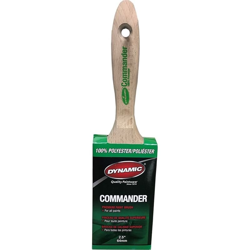Dynamic HB188106 2 - 1/2" (64mm) Commander Flat Polyester Brush - Mississauga Hardware Centre Inc