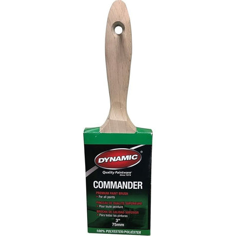 Dynamic HB188107 3" (75mm) Commander Flat Polyester Brush - Mississauga Hardware Centre Inc