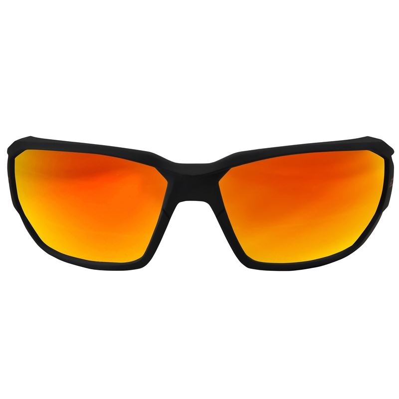 EDGE - Dawson - Safety Glasses Matte Black Frame / Aqua Precision Red Mirror Lenses - Mississauga Hardware Centre Inc