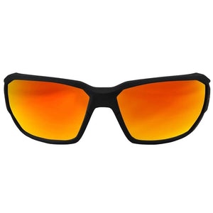 EDGE - Dawson - Safety Glasses Matte Black Frame / Aqua Precision Red Mirror Lenses - Mississauga Hardware Centre Inc