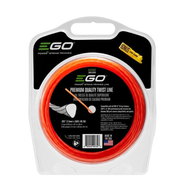 EGO AL2450S .095in Twisted String Line for Cordless Lawn Trimmer - Mississauga Hardware Centre Inc
