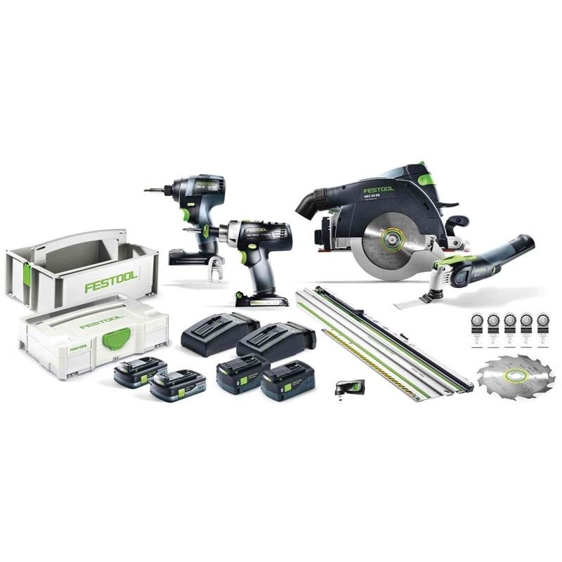 Festool 205605 PRO Remodeler Pack TID 18/PDC 18/OSC 18/HKC 55/FS Pro Pack - Mississauga Hardware Centre Inc