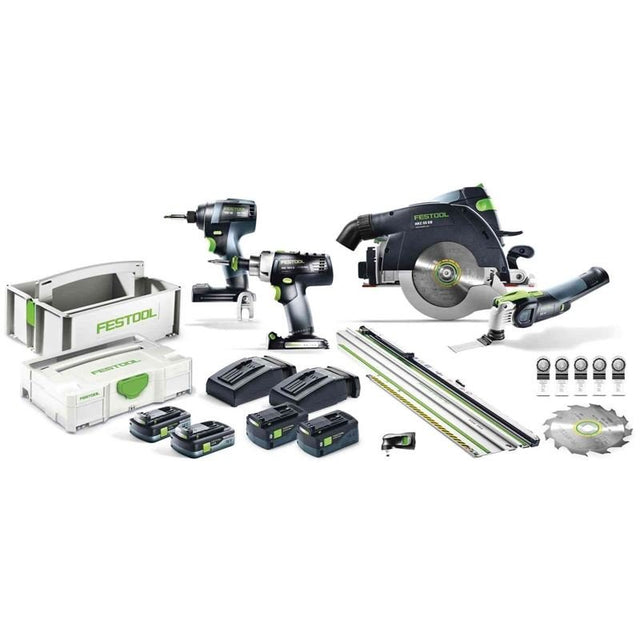 Festool 205605 PRO Remodeler Pack TID 18/PDC 18/OSC 18/HKC 55/FS Pro Pack - Mississauga Hardware Centre Inc