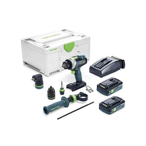 Festool 576778 Cordless Drill QUADRIVE TPC 18/4 HPC 4,0 I - Set - Mississauga Hardware Centre Inc