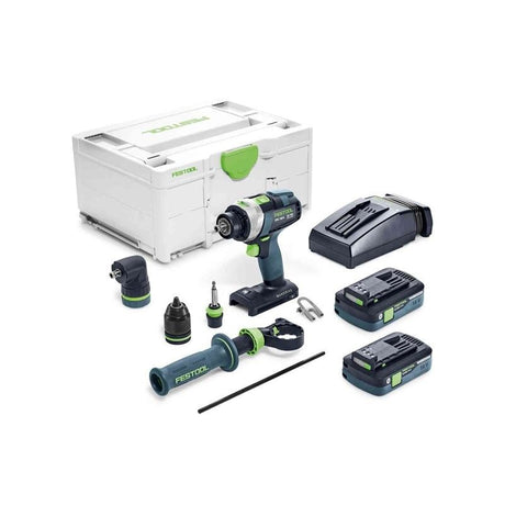 Festool 576778 Cordless Drill QUADRIVE TPC 18/4 HPC 4,0 I - Set - Mississauga Hardware Centre Inc